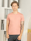 Bio Washed 100% Super Soft Cotton Round Neck Tee - Peach