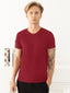 100% Pima Cotton Foam Soft Perennial V-Neck Tee - Maroon