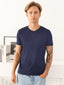 100% Pima Cotton Foam Soft Perennial V-Neck Tee - Navy