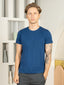 Bio Washed 100% Super Soft Cotton Round Neck Tee - Dark Blue