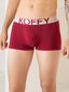 Cotton Lycra Red Dahila Mini Trunk