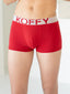 Cotton Lycra Flame Scarlet Mini Trunk