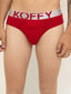 Flexisoft Flame Scarlet Solid Brief