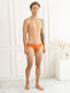 Flexisoft Burnt Orange Cotton Lycra Solid Brief