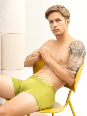 Brew-Soft Micro Modal Golden Lime Long Trunk