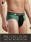 Cotton Modal Foliage Green Colorblocked Brief