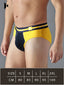 Cotton Modal Yellow Colorblocked Brief