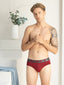 Tactel Microfiber Maroon Solid Brief