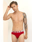 Flexisoft Flame Scarlet Solid Brief