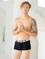 Cotton Lycra Black Mini Trunk