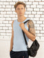 100% Pima Cotton Round Neck Sky Blue Sleeveless Tank top