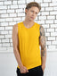 100% Pima Cotton Round Neck Mustard Sleeveless Tank top