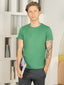 Bio Washed 100% Super Soft Cotton Round Neck Tee - Dark Green