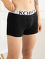 Cotton Lycra Black Long Trunk