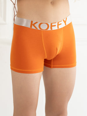 Cotton Lycra Burnt Orange Long Trunk