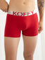 Cotton Lycra Flame Scarlet Long Trunk