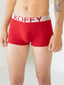 Cotton Lycra Flame Scarlet Mini Trunk