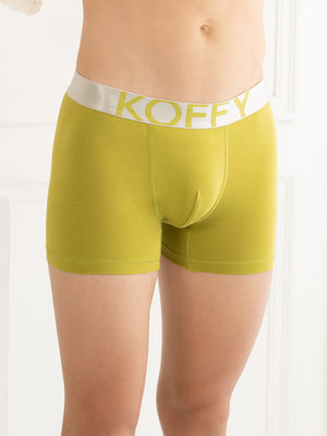 Cotton Lycra Golden Lime Long Trunk