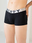 Cotton Lycra Black Mini Trunk