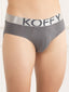 Flexisoft Ebony Cotton Lycra Solid Brief