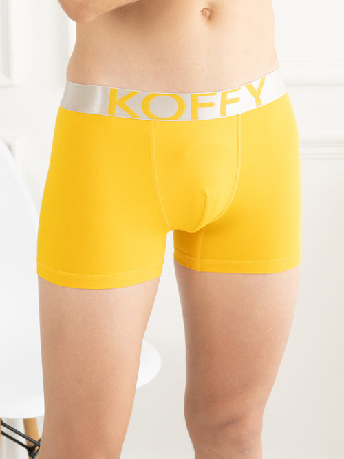 Cotton Lycra Yellow Long Trunk