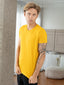 100% Pima Cotton Round Neck Mustard T-Shirt