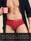 Brew-Soft Micro Modal Red Dahila Brief